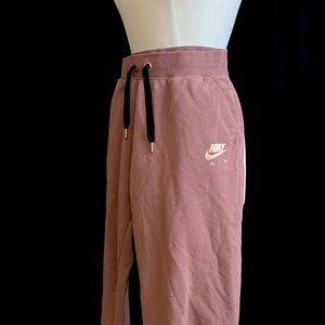 Mauve pink Nike jogger sweatpants